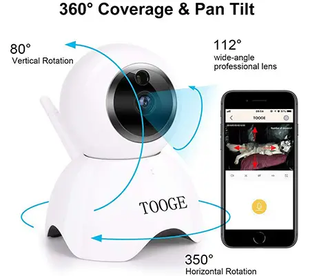 TOOGE Video Camera Features