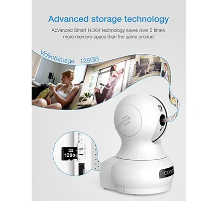 Conico 1080P HD Video Camera Storage