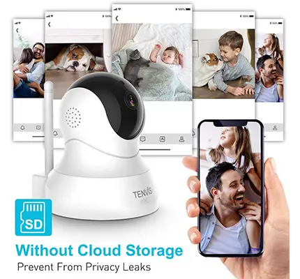 Tenvis dog camera cloud file storage