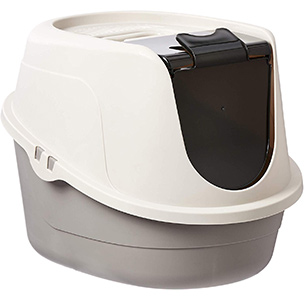 AmazonBasics Hooded Cat Litter Box Review