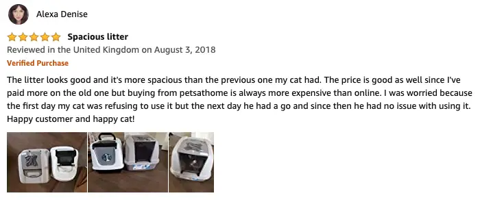 Alexa - Catit Litter Pan Review