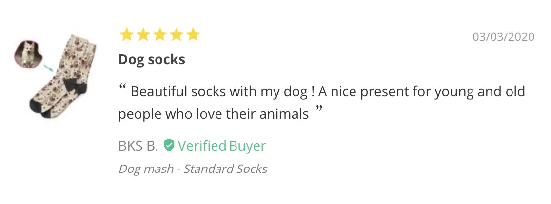 BKS - PrintsField Custom Dog Socks Review