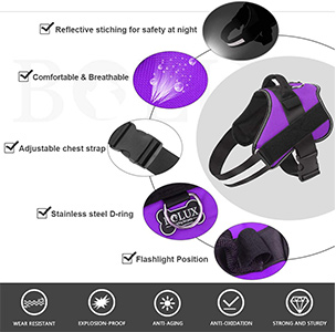 Bolux Dog Harness Features