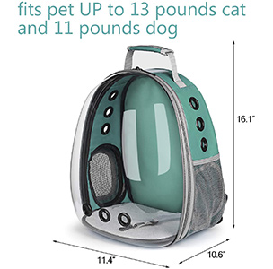 Lollimeow Pet Carrier Backpack Sizes