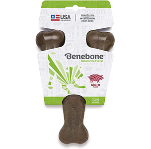 Benebone Real Flavor Wishbone Dog Chew Toy