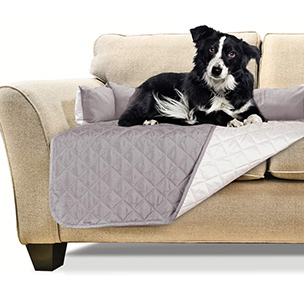 Furhaven Pet Furniture Cover - Two-Tone Reversible Water-Resistant