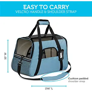 Paws & Pals Airline Approved Pet Carrier Dimensions