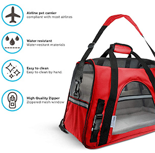 Paws & Pals Airline Approved Pet Carrier Features