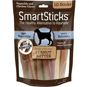 SmartBones SmartSticks Rawhide Free Chews for Dogs