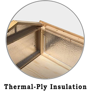 Outdoor Cat House With Thermal-ply Insulation
