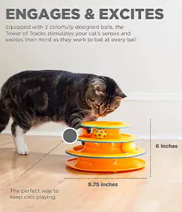 Petstages Cat Tracks Tower Cat Toy