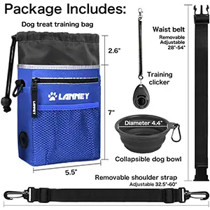 LANNEY Dog Treat Bag Review