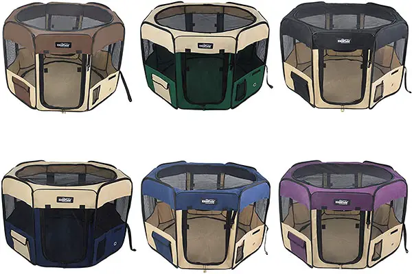 color options for the EliteField 2-Door cat enclosure