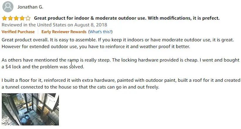PawHut Wooden Outdoor Catio Cage Review 3