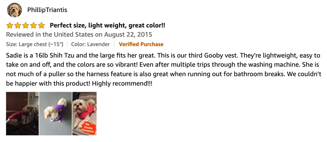 Gooby Fleece Vest Review By Phillip Triantis