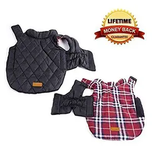 Kuoser Cozy Dog Apparel Cold Weather Dog Jacket